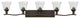 Hinkley Bolla Five Light Vanity, Olde Bronze With Clear Seedy Glass