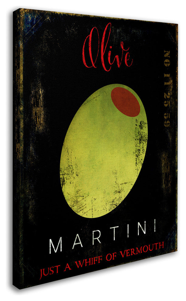 Color Bakery 'Olive Martini I' Canvas Art, 24x32
