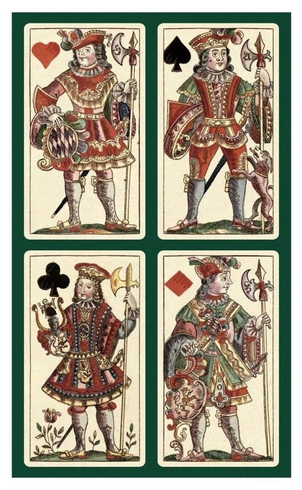 "Knaves (Bauern Hochzeit Deck)" Print by Andreas Benedictus GÃŒÂ¦bl, 28"x46"