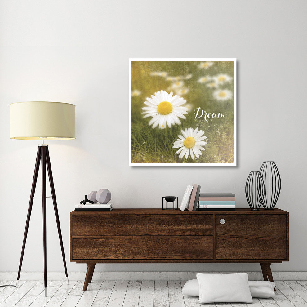 "Daisy Dreams" Digital Paper Print by Sue Schlabach, 42"x42"