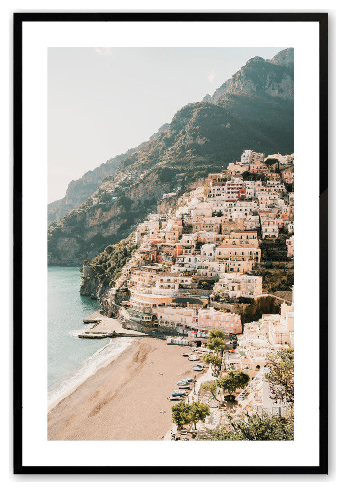 Satin Black 18" x 24" Coastal Euphoria Framed Print