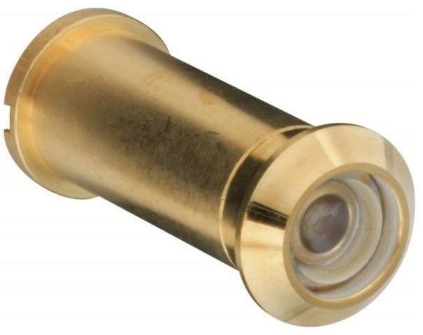 Nuk3y 160 Degree Door Viewer, Polished Brass
