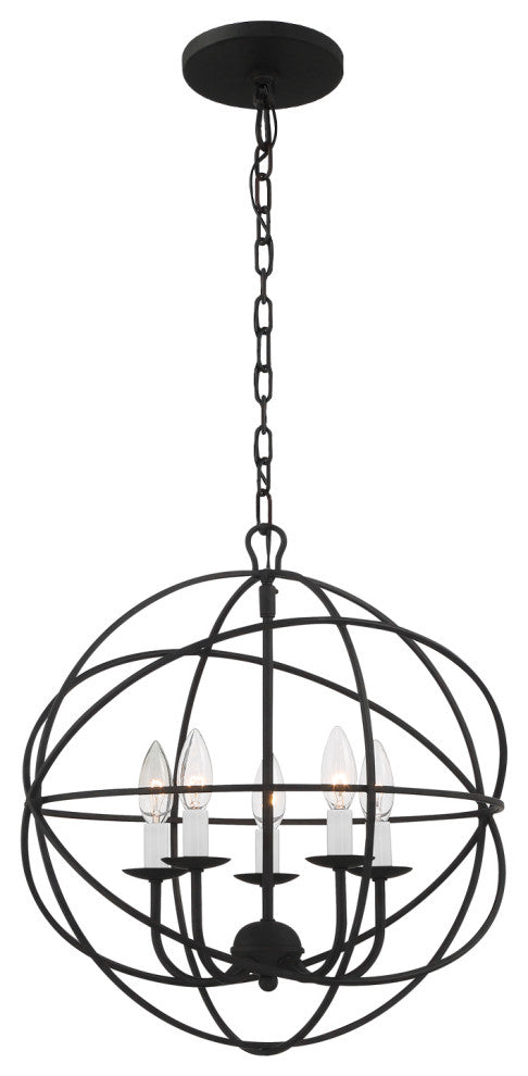 Elight 5 Light  Bronze Mini Chandelier