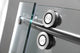 Orbitus 40"x40"x75" Frameless Round Shower Enclosure, Stainless, Right Open