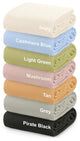 Crover Collection All Season Thermal Waffle Cotton Blanket, Cashmere Blue, Twin