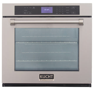 Kucht 30in. Single Electric Wall Oven with Convection and in Stainless Steel