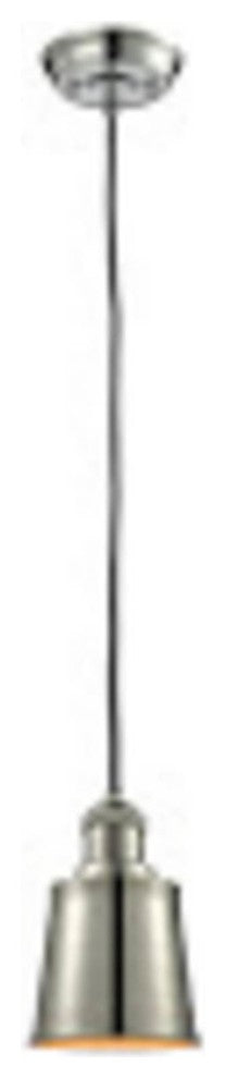 Innovations 1 Light Addison Mini Pendant in Polished Nickel, 201C-PN-M9