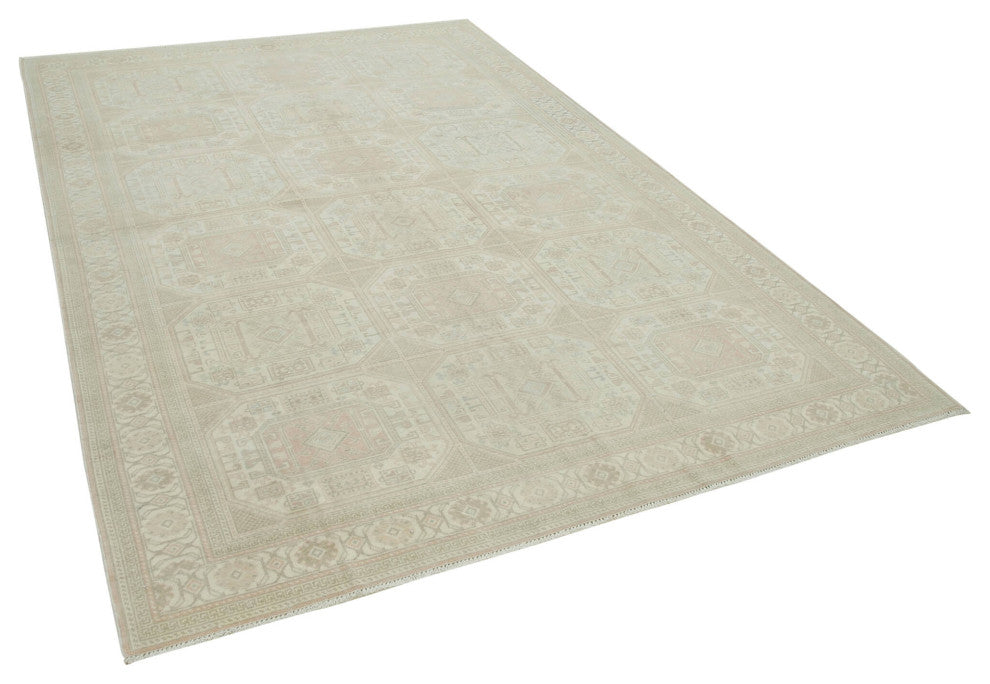 Rug N Carpet - Hand-knotted Turkish 6' 6'' x 9' 5'' Vintage Area Rug