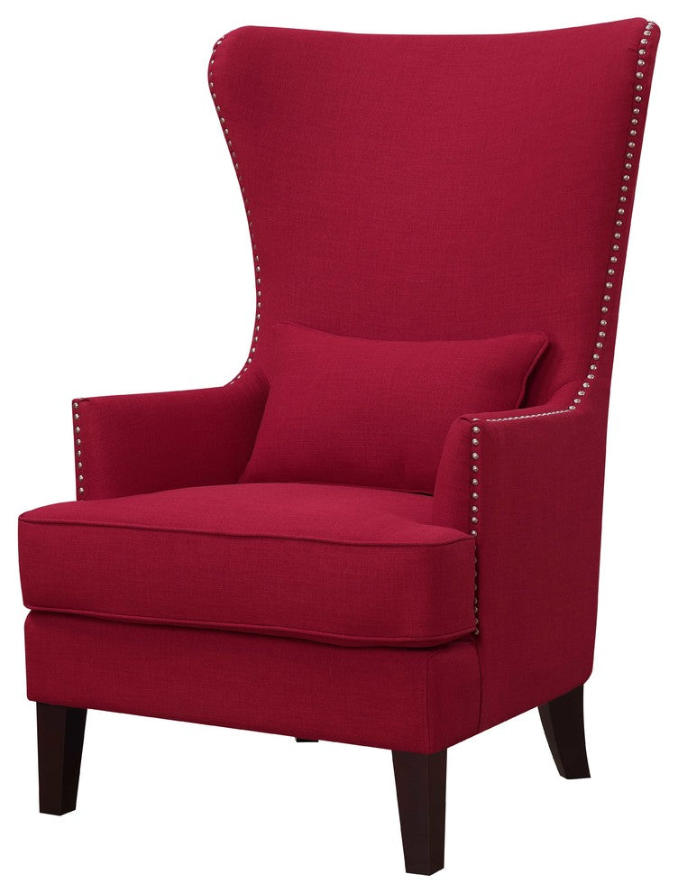 Picket House Furnishings Kegan Accent Chair, Berry