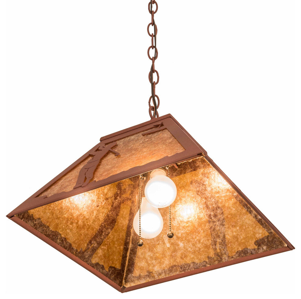 16Sq Golf Pendant