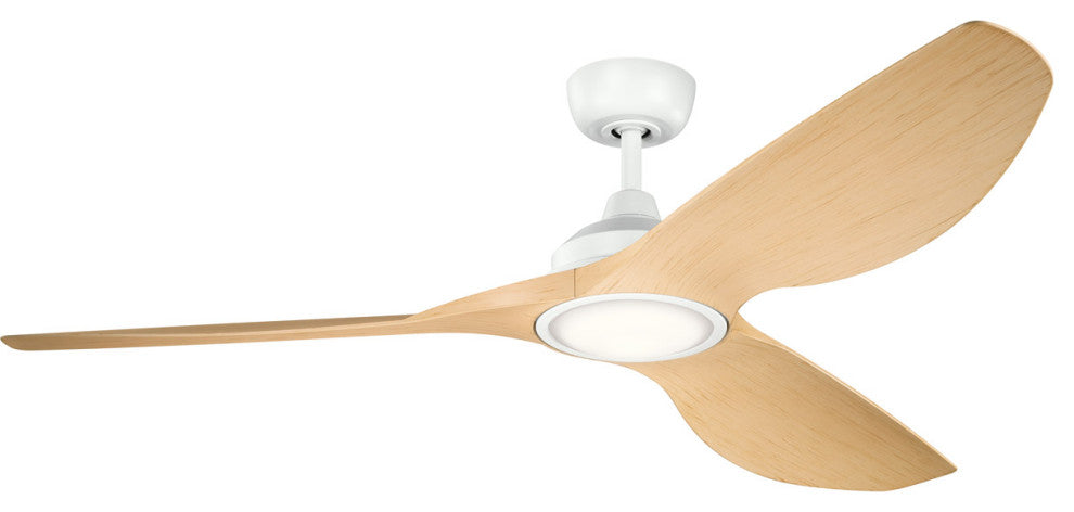 Kichler 300365MWH 65"Ceiling Fan, Matte White Finish