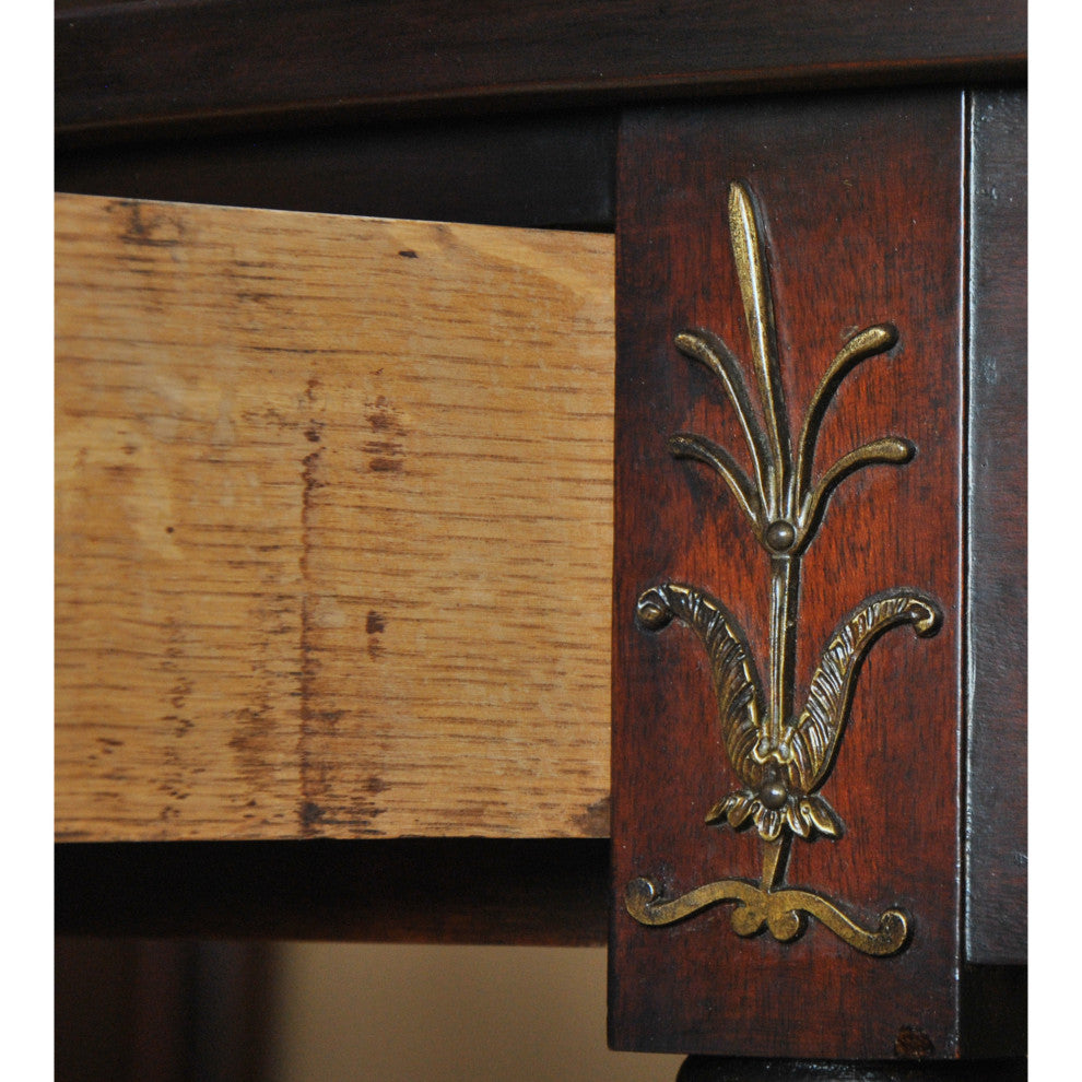 NVIN0119 Kittinger Mahogany Console with Columns A903