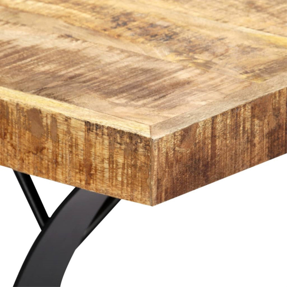Vidaxl Dining Table 70.9"x35.4"x29.9" Solid Mango Wood