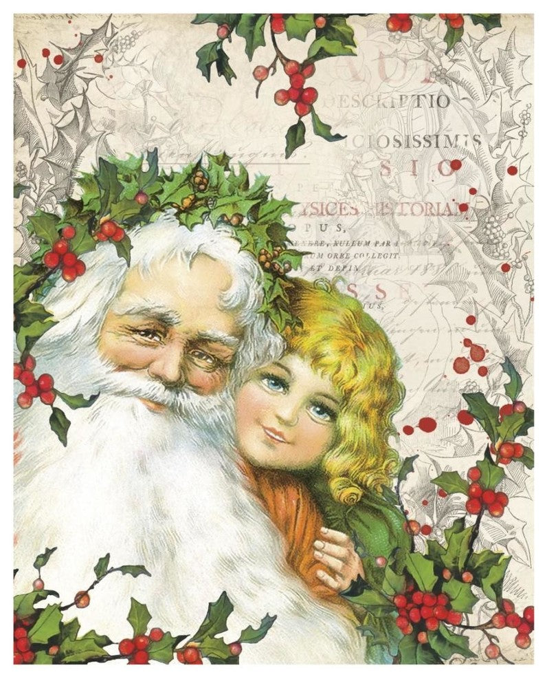 "Vintage Holiday III" Digital Paper Print by Katie Pertiet, 18"x22"