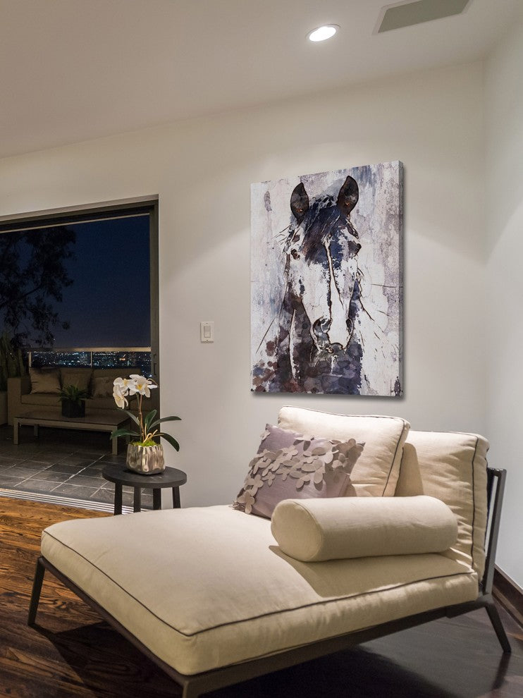 Marmont Hill, "Mustang Horse" by Irena Orlov Painting on Wrapped Canvas, 24x36