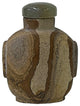 Collectible Natural Agate Stone Carved Snuff Bottle Display Art Hws2387