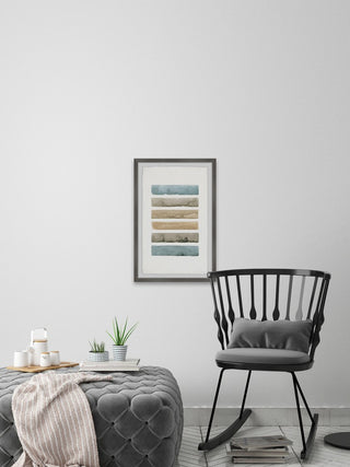 "Mountain Collections" Framed Painting Print, 8"x12"
