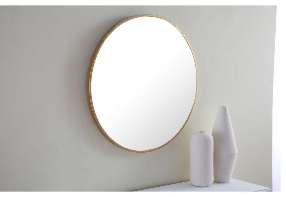 Elegant Decor Mr4032Br Eternity Mirror, Brass