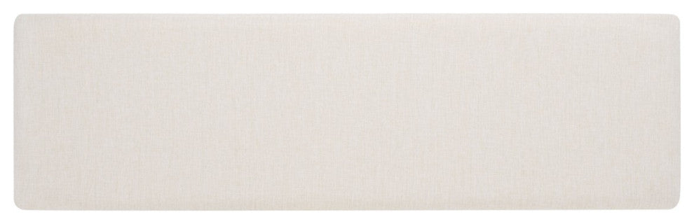 Safavieh Cricket Open Shelf Bench, Creme/Black