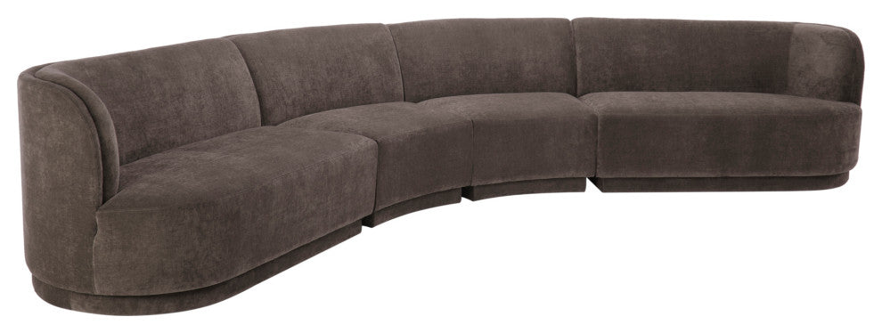 First of A Kind Yoon Eclipse Modular Sectional Chaise Left Umbra Gray