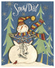 "Snowmen Season IV" Digital Paper Print by Anne Tavoletti, 18"x22"