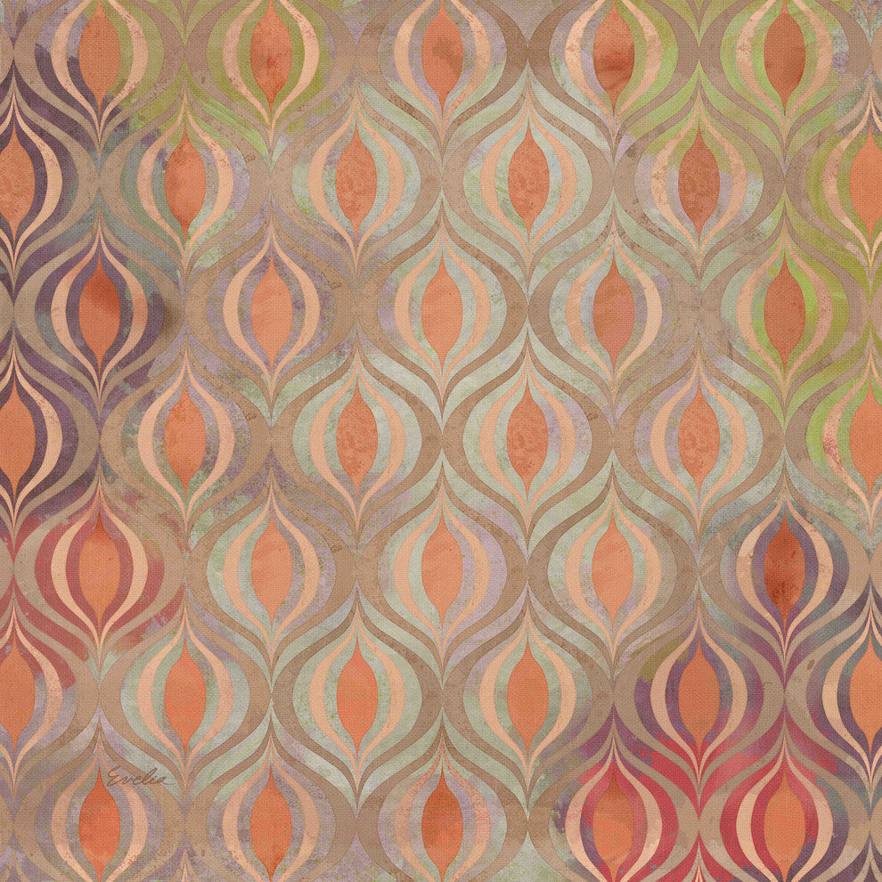 "Pattern" Painting Print on Canvas by Evelia