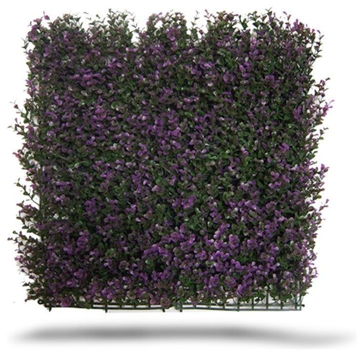 Artificial Lavender Wall Panels, Set of 4, 20"x20"