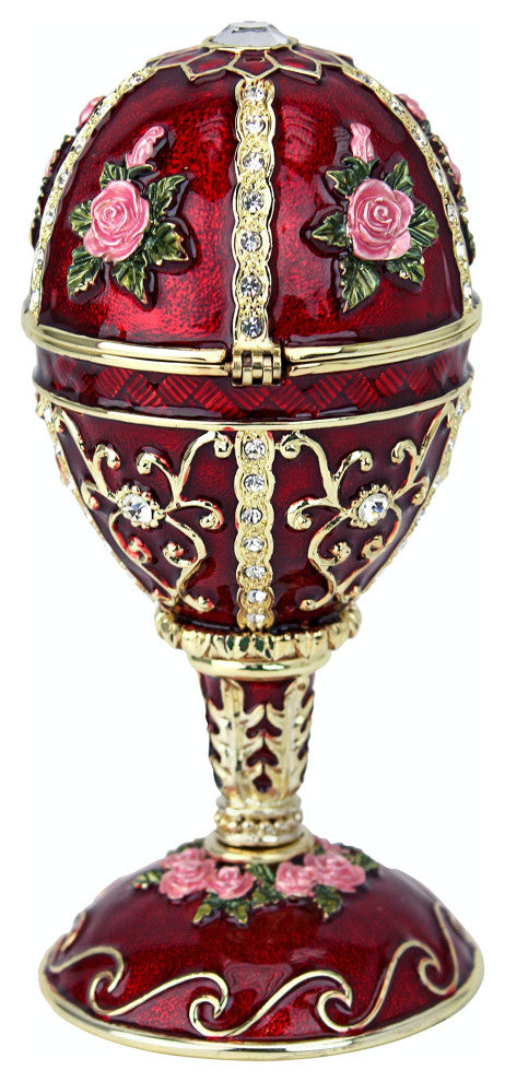 Russian Rosette Enameled Egg