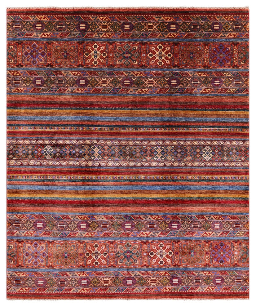 Khorjin Super Kazak Hand Knotted Rug 8' 3" X 10' 0" Q5255
