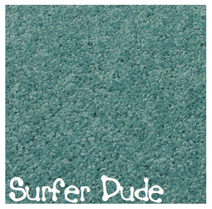 Kids Crazy Carpet Home School Area Rugs, People Pet Friendly, 12 Colors, Surfer
