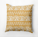 Tribal Geo Pillow, Yellow, 26"x26"