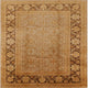 Ahgly Company Indoor Square Mid-Century Modern Area Rugs, 5' Square
