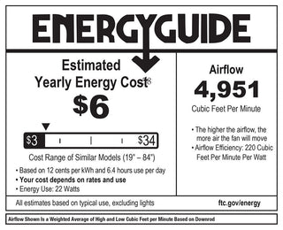 Hinkley Layton 58" Smart Fan, Matte Black