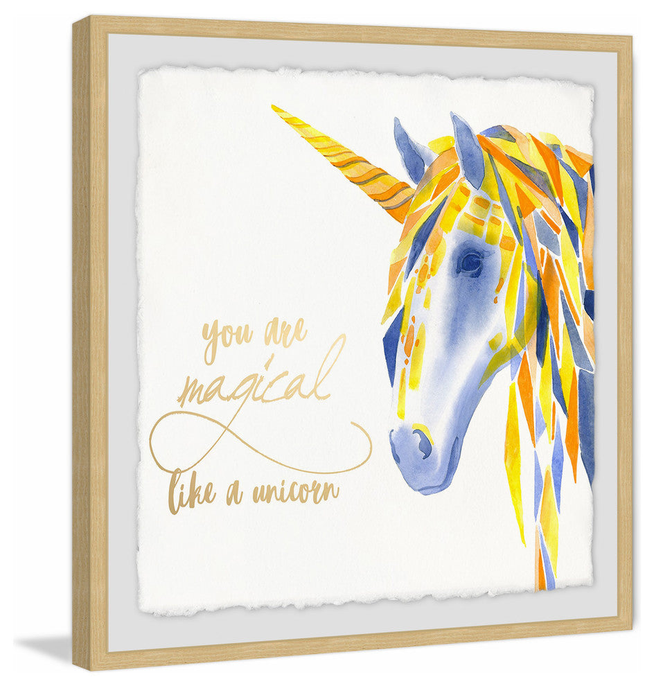 "You Are Magical II" Framed Painting Print, 12"x12"
