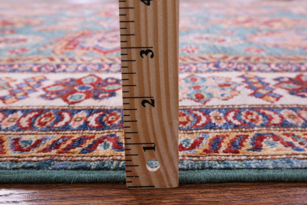 4' 11" X 6' 6" Super Kazak Hand Knotted Rug Q10356
