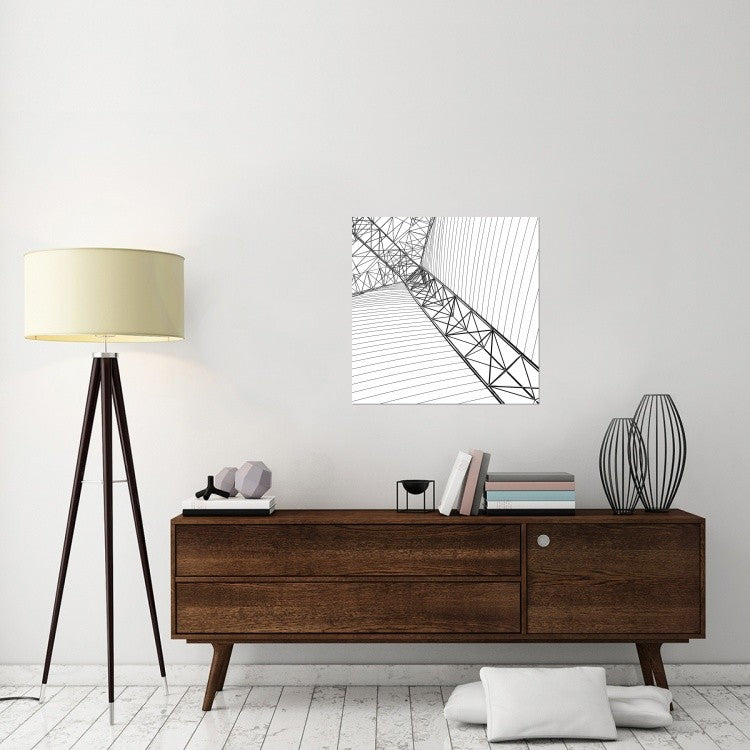 "The Abstract" Stretched Canvas Giclee by Kahar Lagaa, 30x30"