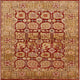 Ahgly Company Indoor Square Mid-Century Modern Area Rugs, 5' Square