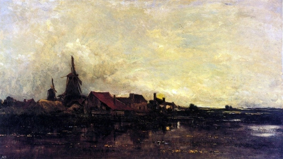 Charles Francois Daubigny The River Meuse at Dordrecht Wall Decal
