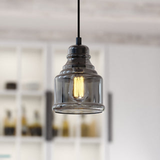 Vaxcel Lighting P0378 Millie 6"W Mini Pendant - Matte Black