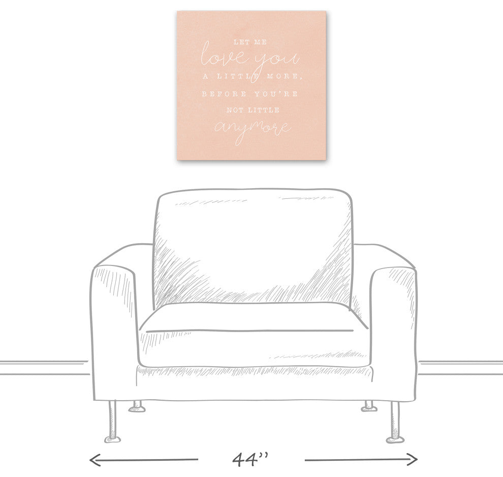 Let Me Love You 20x20 Canvas Wall Art