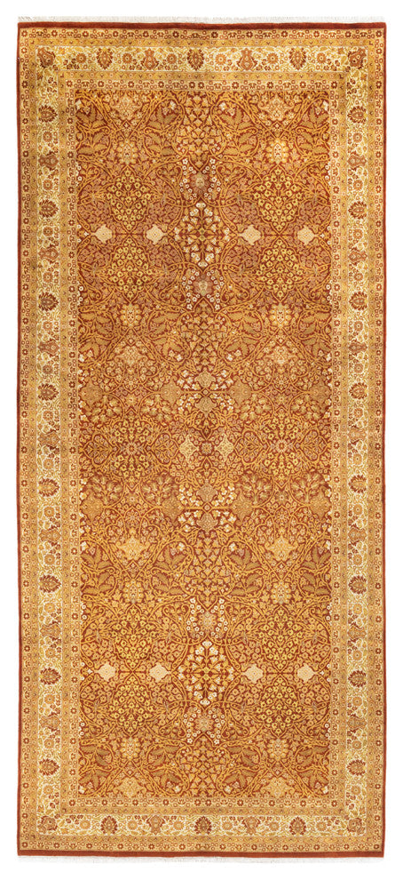 Mogul, One-of-a-Kind Hand-Knotted Runner Orange, 6'1"x14'1"