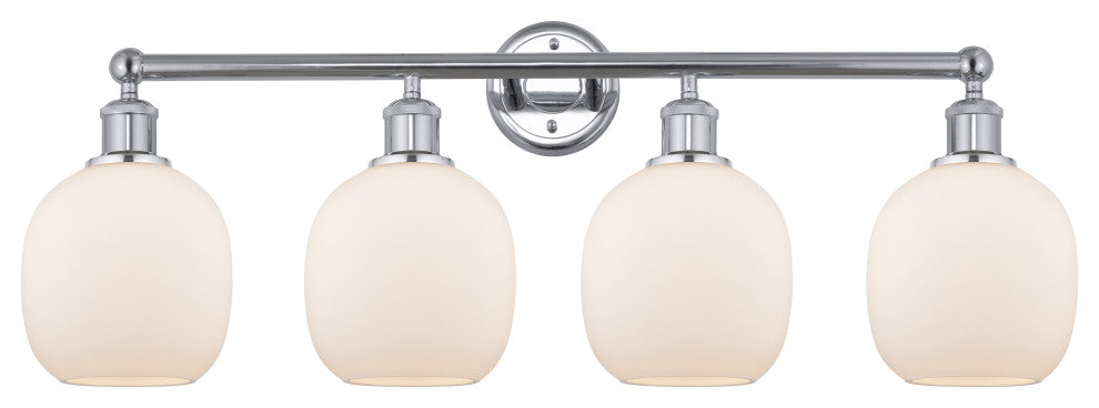 Innovations 616-4W-PC-G101 Belfast 4 Light Bath Vanity Light, Polished Chrome