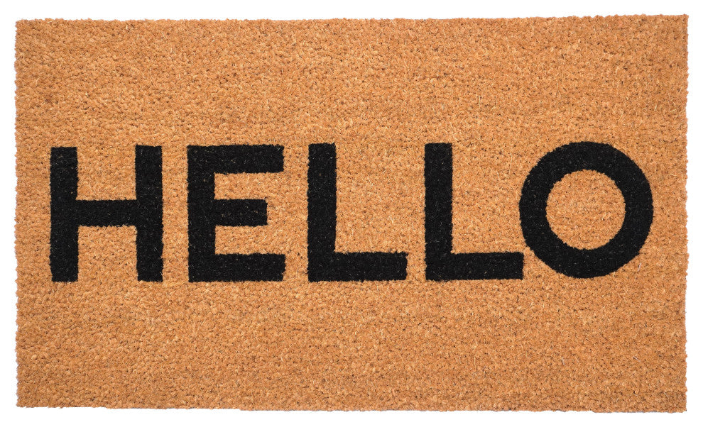 Calloway Mills Contemporary Black Hello, 24x48