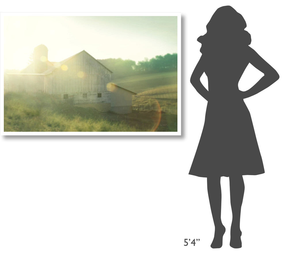 "Farm Morning II" Digital Paper Print by Sue Schlabach, 50"x34"