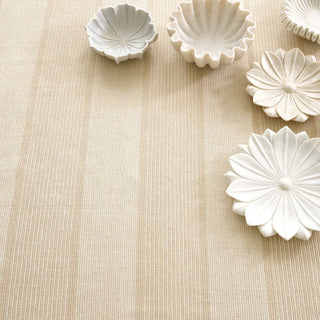 Mark D. Sikes x Dash & Albert La Mirada Wheat Cotton Rug, Natural, 6' x 9'
