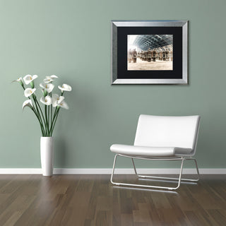 Philippe Hugonnard 'Terracotta VII' Art, Silver Frame, Black Matte, 20"x16"