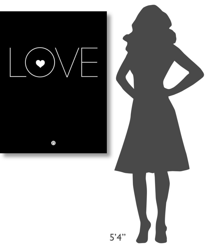 "Love Poster Black" Fine Art Print