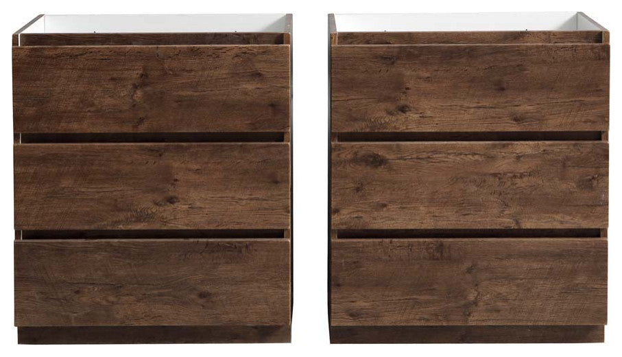 Fresca Lazzaro 60" Rosewood Double Sink Cabinet
