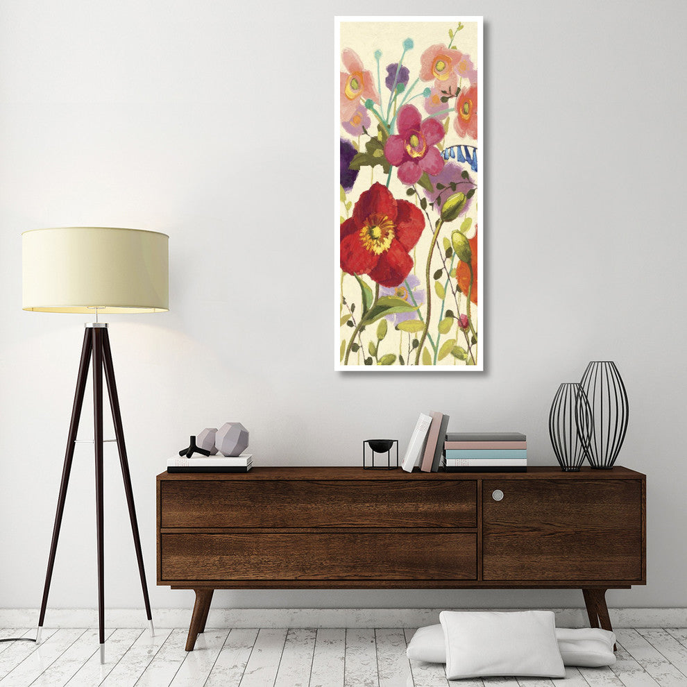"Couleur Printemps III Panel I" Digital Paper Print by Shirley Novak, 26"x62"