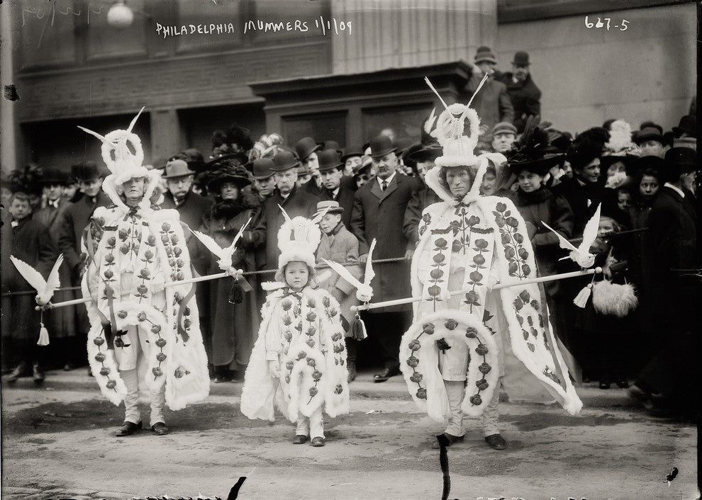 Mummers on Broad St., New Year''s Day, Philadelphia, PA. Print